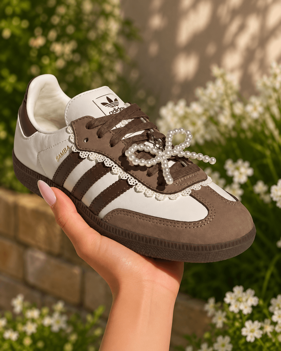 Adidas Samba Lace & Pearls (Women's)