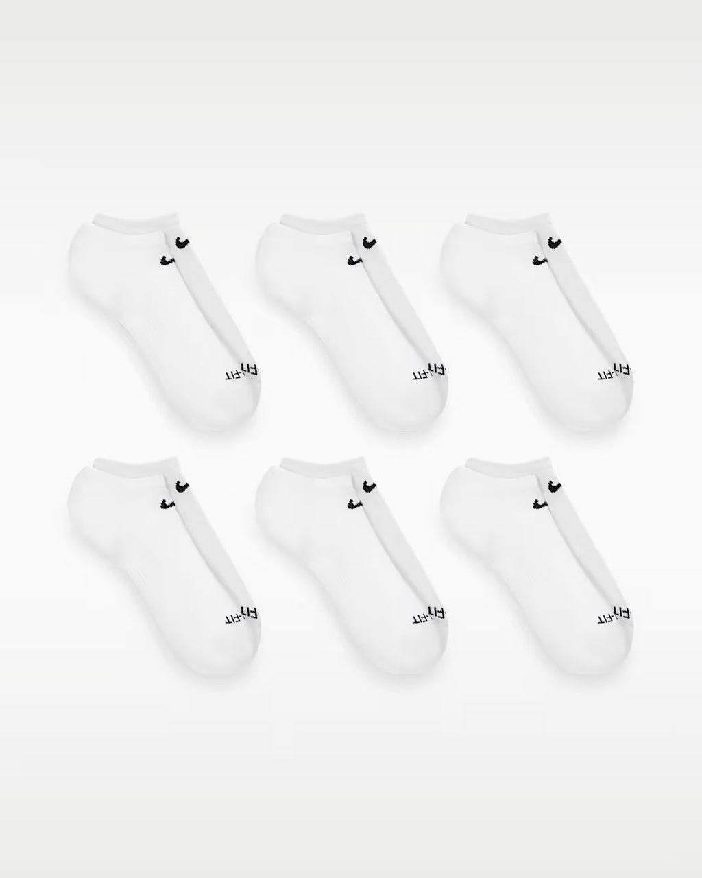 No-Show Socks (6 Pairs)