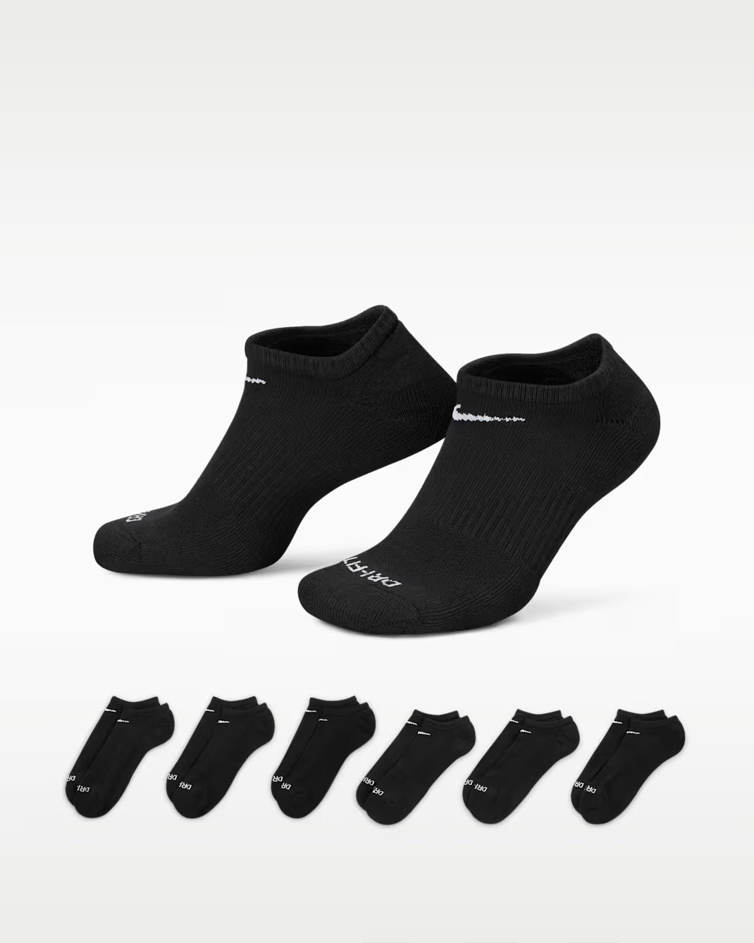 No-Show Socks (6 Pairs)