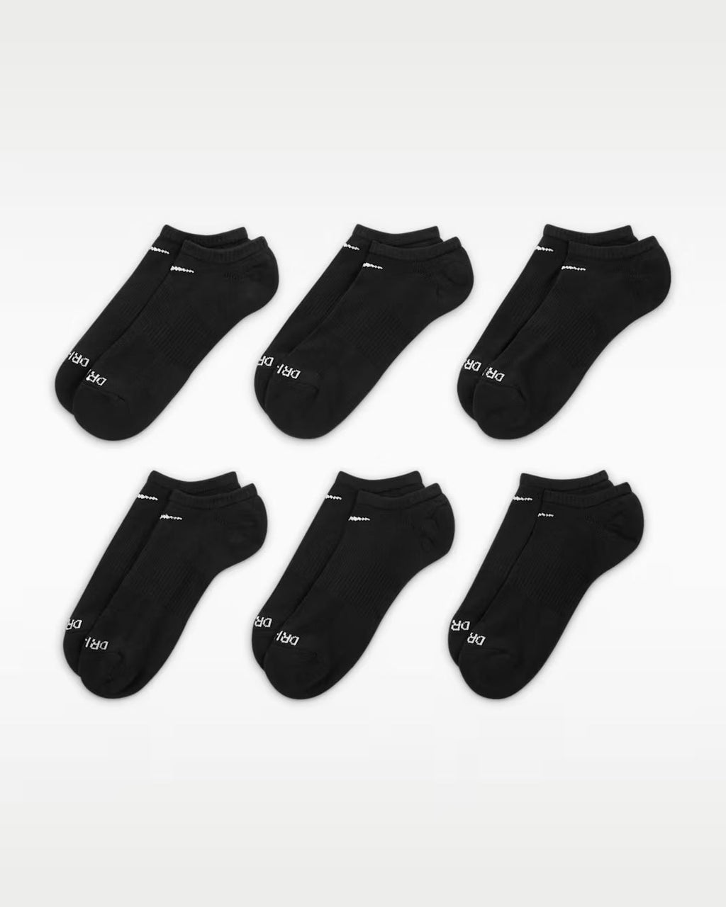 No-Show Socks (6 Pairs)