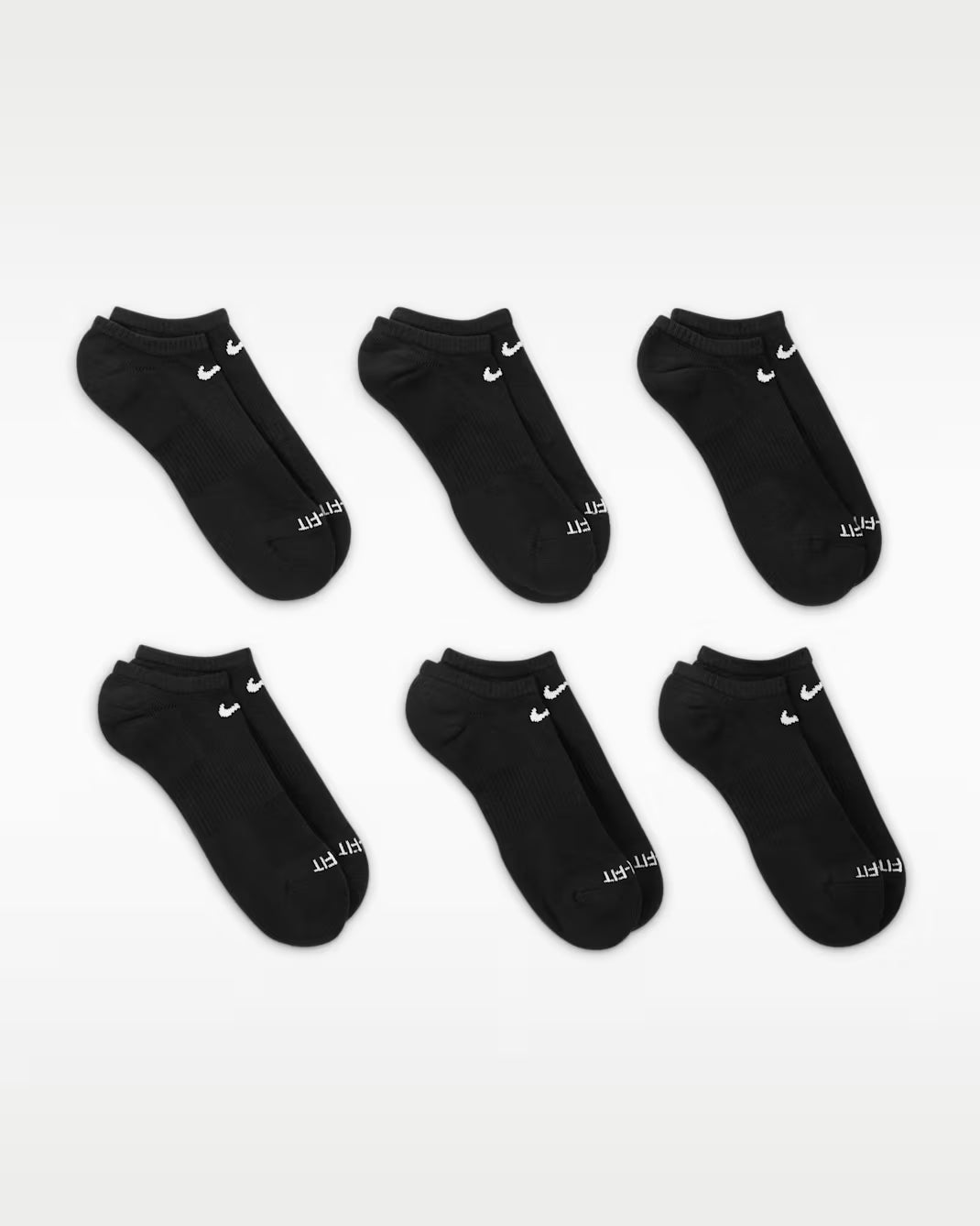 No-Show Socks (6 Pairs)