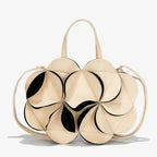 VICIDERCI Amelisse vegan leather evening bag in beige
