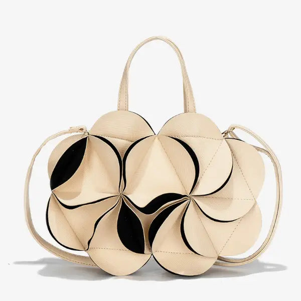 VICIDERCI Amelisse vegan leather evening bag in beige