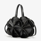 VICIDERCI Amelisse vegan leather evening bag in black