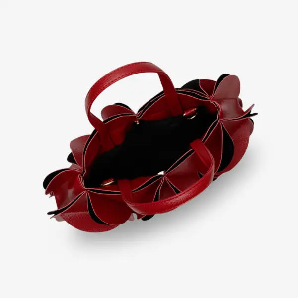 VICIDERCI Amelisse vegan leather evening bag inside view