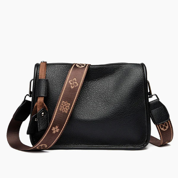 VICIDERCI Auralis vegan leather crossbody bag in black