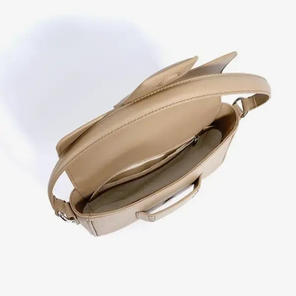 VICIDERCI Faelina genuine cowhide shoulder bag inside view