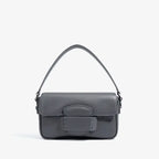 VICIDERCI Faelina genuine cowhide shoulder bag in gray