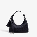 VICIDERCI Ismara genuine leather hobo bag in black